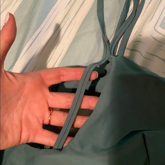 Green strappy bikini set - Picture 4 of 5